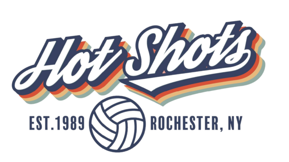 Hot Shots Volleyball logo