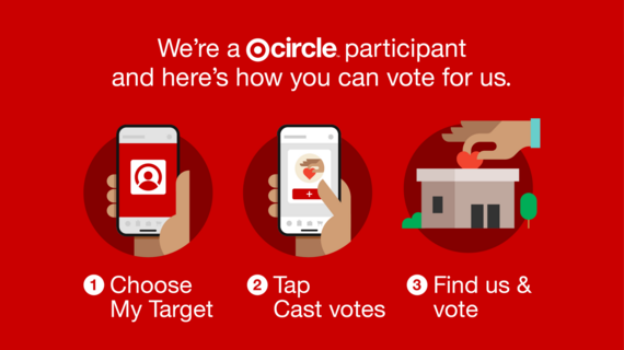 Vote for us in the Target App!