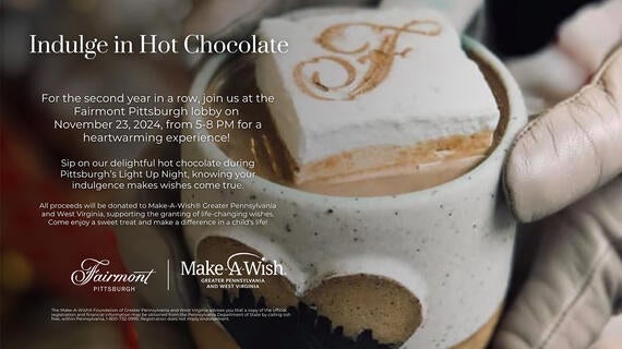 Indulge in Hot Chocolate at Fairmont
