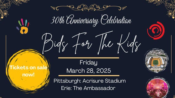 30th Anniversary Celebration Bids for the Kids