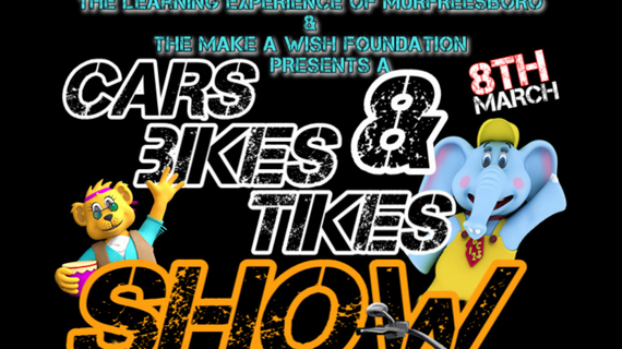 Cars, Bikes, Tikes Show Event Graphic