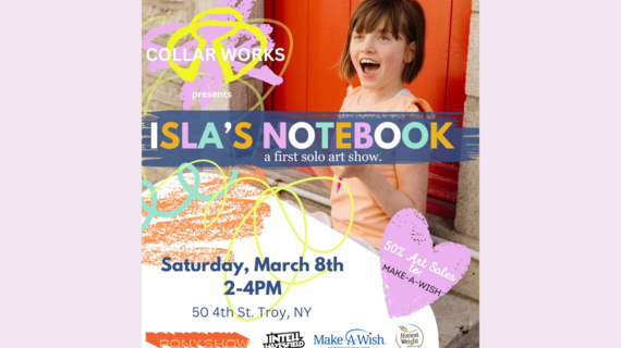 Isla's Art Show Poster