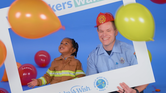 What is a WishMaker? volunteer, wish kid, balloons