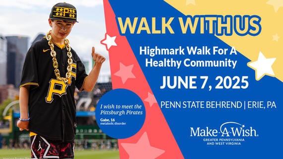Walk with Us at the Highmark Walk for a Healthy Community on June 7, 2025, in Erie, PA.