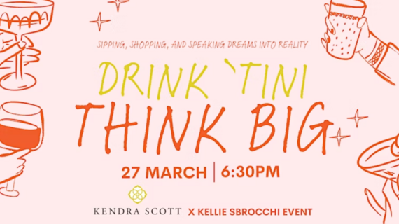 Drink 'Tini Think Big Event Image Flyer