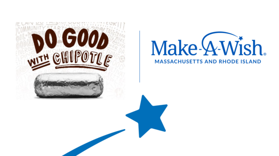 Chipotle logo & Make-A-Wish logo