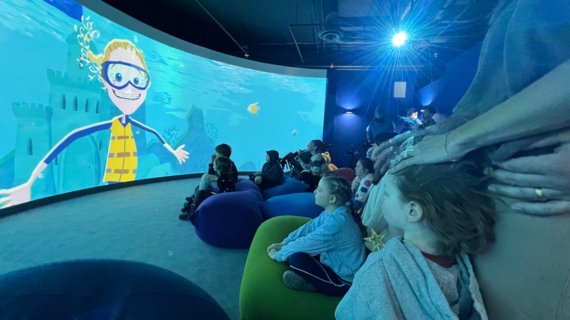 Wish Kids in Theater 