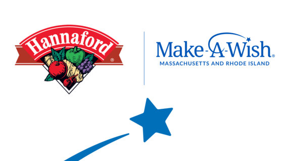 Hannaford and Make-A-Wish logos