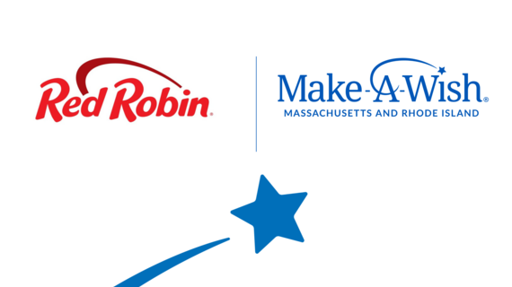 Red Robin logo & Make-A-Wish logo