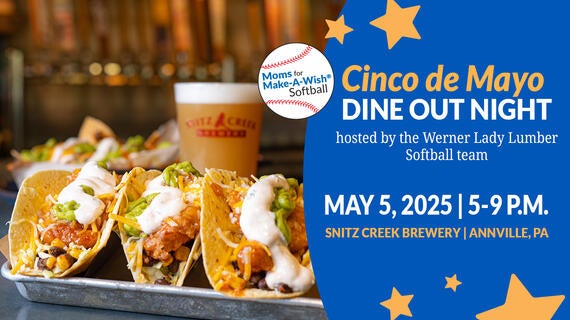 Cinco de Mayo Dine Out Night -- hosted by the Werner Lady Lumber Softball team -- May 5, 2025 | 5-9 p.m.