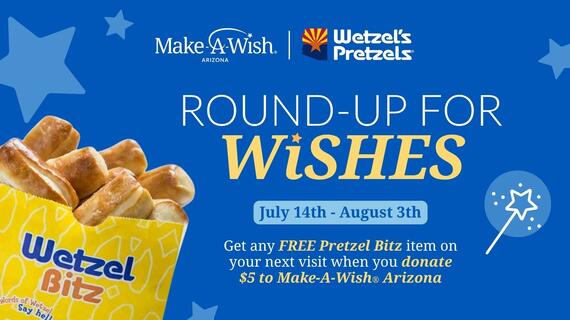 Wetzel's Pretzels Round Up for Wishes