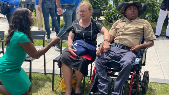 NBC 5 Chicago interview with Jamaria and his mom
