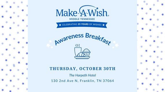 Awareness Breakfast Graphic
