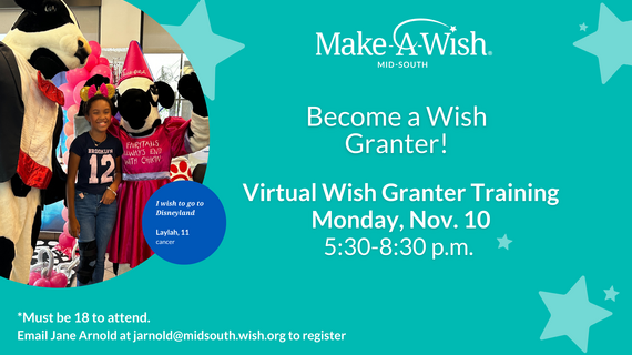 November Volunteer Training Graphic