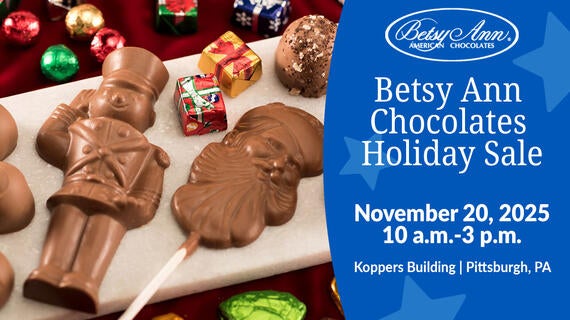 Betsy Ann Chocolates Holiday Sale -- November 20 | 10a.m.-3 p.m.
