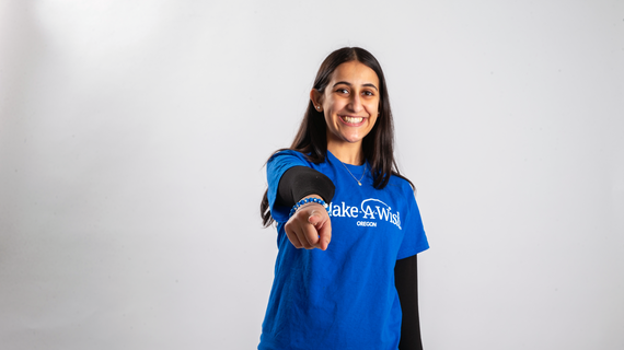 Riddhi in MAWO shirt