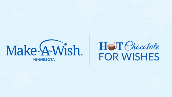 Make-A-Wish MN Logo and the Hot Chocolate for Wishes logo