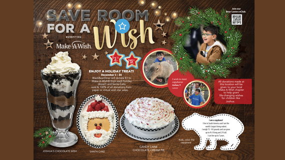 Black Bear Diner Placemat