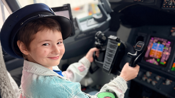 Noemi's wish takes flight