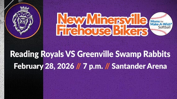 New Minersville Firehouse Bikers Softball team-February 28, 2026 // 7 p.m. // Santander Arena