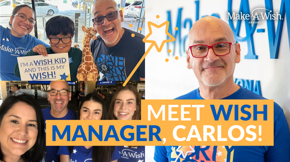 Carlos Inostroza, Sr. Wish Manager, collage