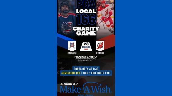 Photo shows a flyer for a PBA Hockey Game