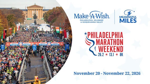 Join Team Make-A-Wish at the Philadelphia Marathon