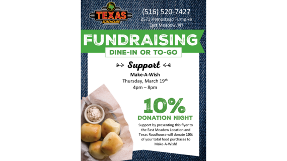 Dine to Donate at Texas Roadhouse