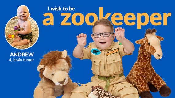 Andrew's wish to be a zookeeper thumbnail