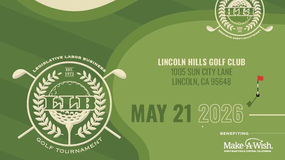 Golf themed invite for May 21 tournament