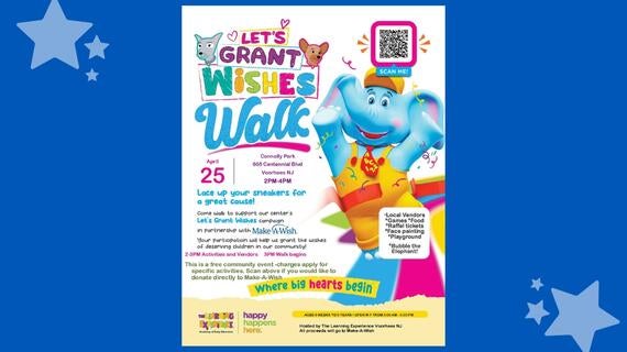 Photo shows a flier for the event