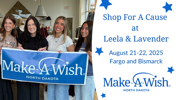 Shop for a Cause at Leela & Lavender on August 21-22 in Fargo and Bismarck