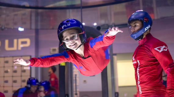 People at iFly Indoor Skydiving