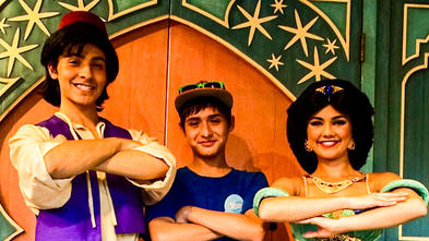 Aladdin, Wish Kid Felipe and Jasmine