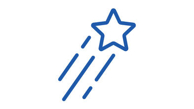 icon shooting star