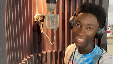 Theo's DJ Sound booth