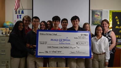 American Heritage School - Kids for Wish Kids