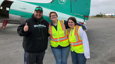 skye and sister in yellowknife