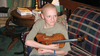 Jonathan's wish to have a violin comes true. 