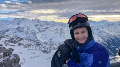 Claire snowboard
