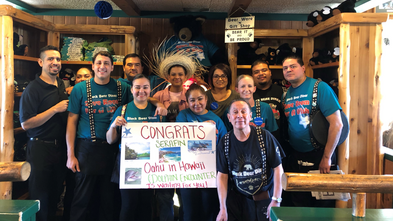 wish kid serafin at black bear diner