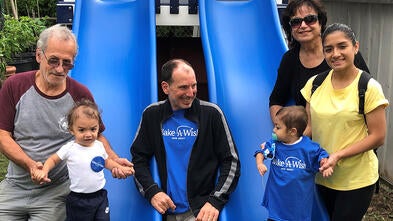 Luciano's wish for a playset