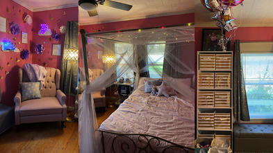 Peyton's wish to have a room makeover, bedroom images