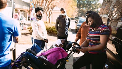 Tynasia's wish to have a shopping spree, arriving in limo
