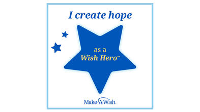 Wish Hero Badge of Hope