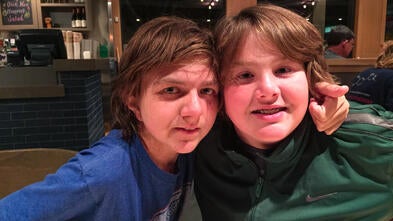 Joshua and Jacob pictured together