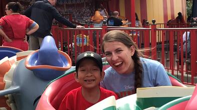 Lincoln on ride