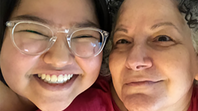 Wish Kid Jamie and Mom