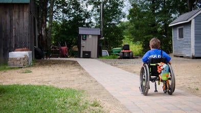 Kellan's Wish for a Pathway to his Barn
