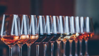 wine glasses